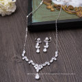 Mariage nuptiale en cristal de cristal strass Collier boucle d&#39;oreille